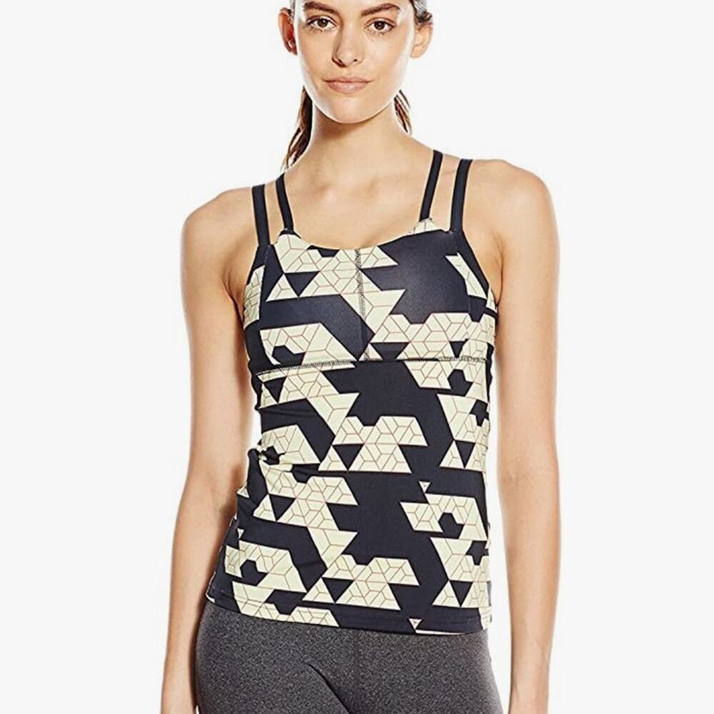 Oiselle Women's Verrazano Shimmel Womens Size 2 Molecular Midnight Tank NWT